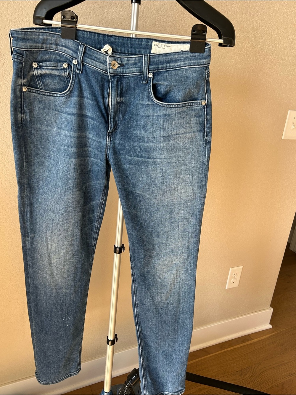 rag & bone Women's Jeans in Medium Blue Wash